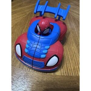 Marvel Spider-Man Playset with Figure and Vehicle, Red Blue, Boxed, Superheroes